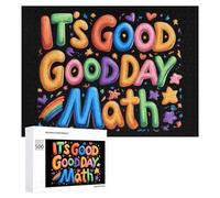 It's A Good Day Math Wooden Puzzles for Adults Jigsaw Puzzles