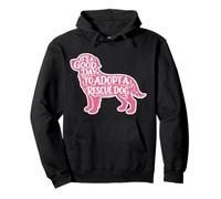 It's A Good Day To Adopt A Rescue Dog Pound Volunteer Worker Pullover Hoodie