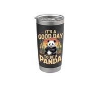 It's a Good Day to Be a Panda Bamboo Wildlife Stainless Steel Insulated Tumbler