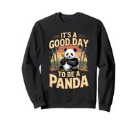 It's a Good Day to Be a Panda Bamboo Wildlife Sweatshirt
