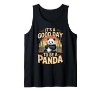 It's a Good Day to Be a Panda Bamboo Wildlife Tank Top