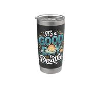 It's a Good Day to Breathe Meditation Mindfulness Zen Stainless Steel Insulated Tumbler