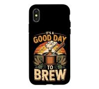 It's a Good Day to Brew Homebrew Craft Beer Brewmaster Case for iPhone X/XS