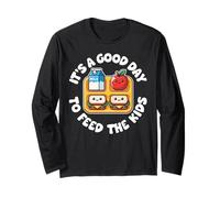 It's A Good Day to Feed The Kids Lunchbox Art lunchtime lunc Long Sleeve T-Shirt