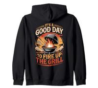 It's a Good Day to Fire Up the Grill Culinary BBQ Zip Hoodie