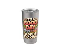 It's a Good Day to Go Apple Picking Orchard Fall Stainless Steel Insulated Tumbler
