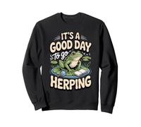 It's a Good Day to Go Herping Frog Amphibian Reptile Sweatshirt