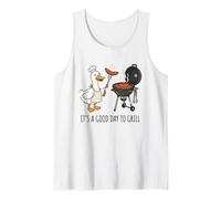 It's A Good Day to Grill Shirt Funny BBQ Grilling Pit Master Tank Top
