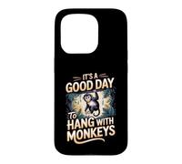 It's a Good Day to Hang With Monkeys Capuchin Primate Case for iPhone 15 Pro