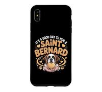It's a Good Day to Hug a Saint Bernard Giant Dog Case for iPhone XS Max