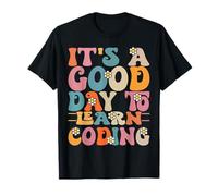 It's a Good Day To Learn Coding Retro Teacher Students T-Shirt