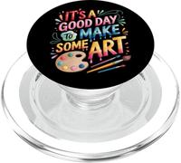 It's A Good Day To Make Some Art PopSockets PopGrip for MagSafe