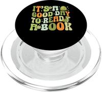 It's A Good Day To Read A Book Dinosaur PopSockets PopGrip for MagSafe