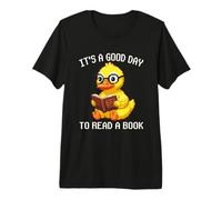 It's A Good Day to Read A Book Duck Pixel Art Premium T-Shirt