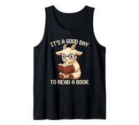 It's A Good Day to Read A Book Goat Pixel Art Tank Top