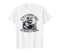 It's A Good Day to Read A Book Raccoon Lover T-Shirt