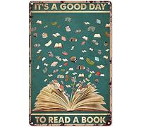 It'S A Good Day To Read A Book Sign Wall Decor Kitchen Decor Wall Decor Poster Metal Sign 8X12 Inches