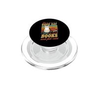 It's A Good Day To Read Books And Pet Cats Literary Quote PopSockets PopGrip for MagSafe