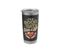 It's a Good Day to Save a Life Substance Abuse Counselor Stainless Steel Insulated Tumbler