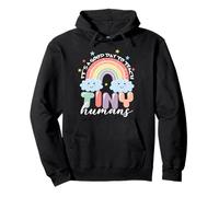 It's A Good Day To Teach Tiny Humans Funny Rainbow Teacher Pullover Hoodie