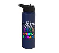 It's A Good Day to Teach Tiny Humans Kindergarten Teacher Stainless Steel Insulated Water Bottle