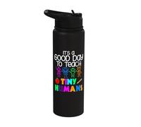 It's A Good Day to Teach Tiny Humans Kindergarten Teacher Stainless Steel Insulated Water Bottle