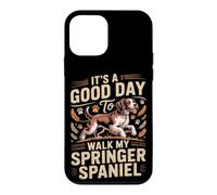 It's a Good Day to Walk My Springer Spaniel Dog Case for iPhone 12 mini