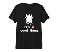 It's A Good Thing Threesome Relationship Polyamory Premium T-Shirt