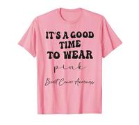 It's A Good Time To Wear Pink Breast Cancer Support Squads T-Shirt