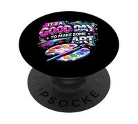 It's A GoodDay to Make Some Art Artist Drawing Teacher PopSockets Adhesive PopGrip