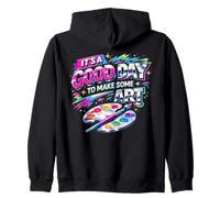 It's A GoodDay to Make Some Art Artist Drawing Teacher Zip Hoodie