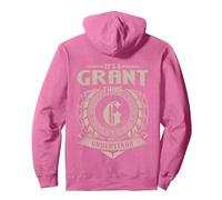It's A GRANT Thing You Wouldn't Understand Funny Family Name Pullover Hoodie, Adult Unisex, Bright Pink, Medium