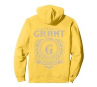 It's A GRANT Thing You Wouldn't Understand Funny Family Name Pullover Hoodie, Adult Unisex, Lemon Yellow, Small