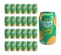 It's a Grape Fruit Ting I 330ML Cans I Carbonated Grapefruit Juice Drink I Pack of 24 I Whole Case