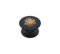 It's a Havapoo day Cartoon Cross Poodle Mix Breed Dog PopSockets Adhesive PopGrip