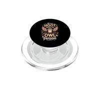 It's a Hoot Being an Owl Lover Screech Birdwatching PopSockets PopGrip for MagSafe
