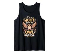 It's a Hoot Being an Owl Lover Screech Birdwatching Tank Top