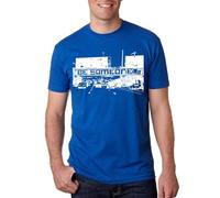 It's A Houston Thing Iconic Be Someone T-Shirt Htown Skyline Graffiti, Royal Blue, Medium