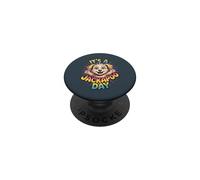 It's a Jackapoo day Cartoon Mix Breed Dog Poodle Terrier PopSockets Adhesive PopGrip