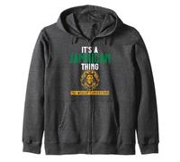 Its a Jamaican Thing You Wouldn't Understand Men and Women Zip Hoodie