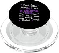 It's a K-Drama Thing Korean Words Kdrama PopSockets PopGrip for MagSafe