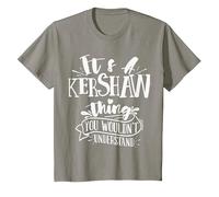 It's A Kershaw Thing You Wouldn't Understand Custom Family T-Shirt, Youth, Slate Grey, X-Small
