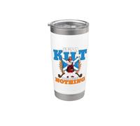 It's A Kilt and The Answer is Nothing Funny Scottish Saying Stainless Steel Insulated Tumbler