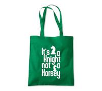 It's a Knight Not a Horsey Tote Shopping Bag 10 Litres Capacity 42 x 38cm