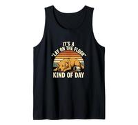 Its A Lay On The Floor Kind of Day Dog Owner Pet Rescuer Tank Top