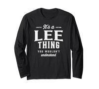 It's a Lee Thing Funny Name Lee Long Sleeve T-Shirt