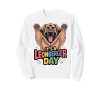 It's a Leonberger Day Cartoon Pet Pup Large Breed Giant Dog Sweatshirt