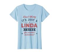 It's a Linda Thing T-Shirt, Women, Baby Blue, Small