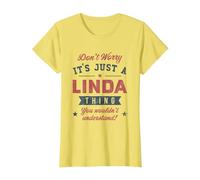 It's a Linda Thing T-Shirt, Women, Lemon Yellow, Large