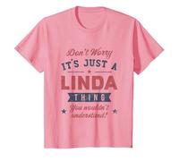 It's a Linda Thing T-Shirt, Youth, Pink, Large